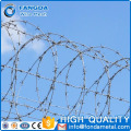 hot dipped galvanized and PVC coated Barbed wire /price meter barbed wire in egypt